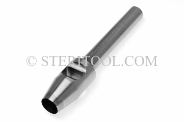 #50114 - 14mm Stainless Steel Hole Punch. punch, hole, stainless steel, oval, round, rectangular